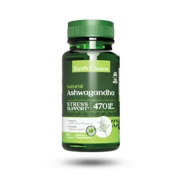 Earth's creation  ashwagandha 470mg caps 60's