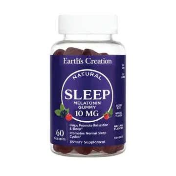 Earth's creation melatonin sleep gummy 10mg 60's
