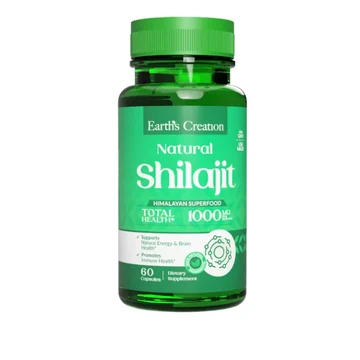 Earth's creation shilajit 1000mg capsules 60's