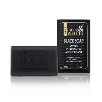 Fair and white black soap 200gms