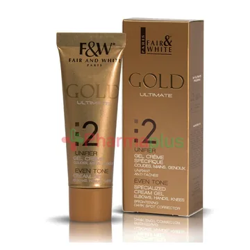 Fair and white gold (2) e/tone specialized cream gel 30ml