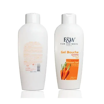 Fair and white carrot shower gel 250ml