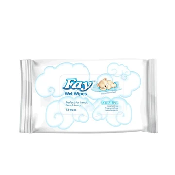 Fay everyday baby wet wipes 72's