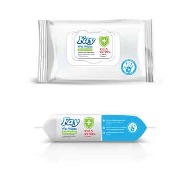 Fay antibacterial wet wipes 72's