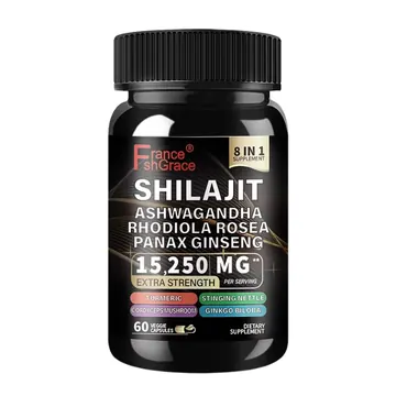 France shgrace shilajit ashwagandha 15,250mg caps 60's