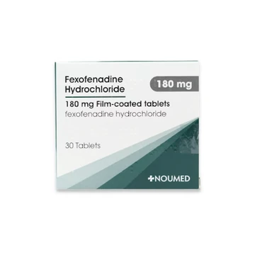 Fexofenadine tablets 180mg 30`s(noumed)