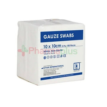Gauze swabs 4x4 non sterile 100s