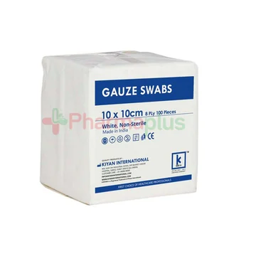 Gauze swabs non-sterile 3inch 100`s