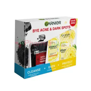 Garnier bye dark spots and acne kit thumbnail 1