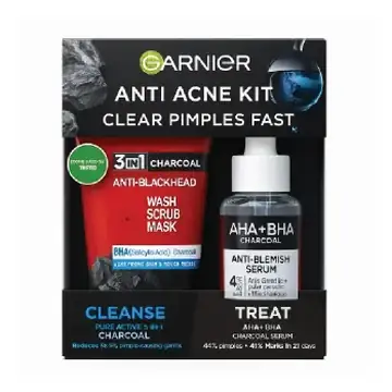 Garnier anti acne kit