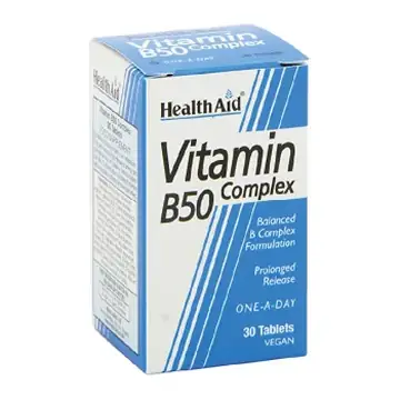 Healthaid vitamin b 50 complex pr 30`s