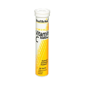 Healthaid vitamin c effervescent 1g lemon 20`s