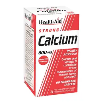 Healthaid calcium 600mg chewable 60`s