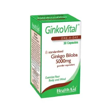 Healthaid ginkovital ginkgo biloba 5000mg 30`s