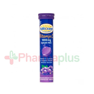 Haliborange vitamin c 1g effer 20s blackcurrant 20s