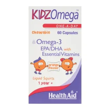 Healthaid kidzomega 60`s chewable capsules