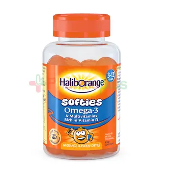 Haliborange softies omega-3 orange 60`s thumbnail 1