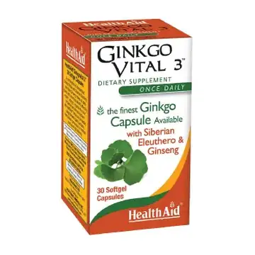 Healthaid ginko vital 3 caps 30`s