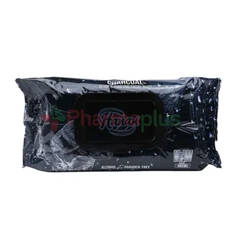 Hanan charcoal wet wipes 20`s