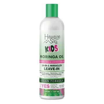 Hawaiian silky kids hair and scalp moringa oil 40z 118ml