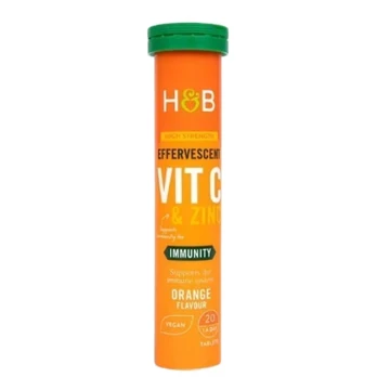 Holland & barrett vitamin c + zinc effervescent 20's