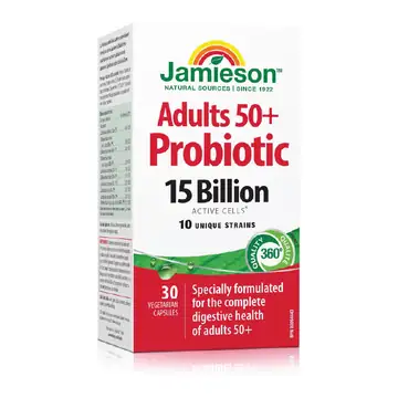 Jamieson adult 50+ probiotic complex vegetarian cap30s