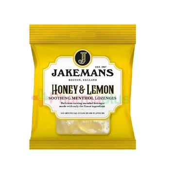 Jakemans honey and lemon menthol 73g