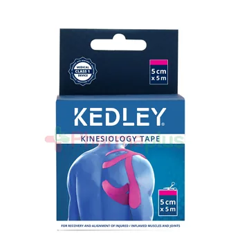 Kedley kinesiology tape-pink(5*5)