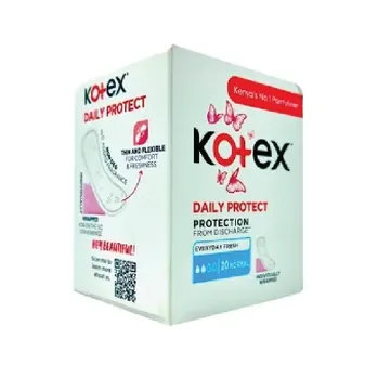 Kotex panty liners individually wrapped 20's