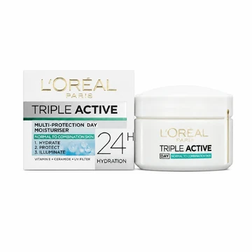 Loreal tripple active day moist 24hr 50ml
