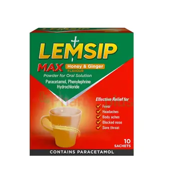 Lemsip max honey and ginger 10s