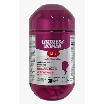 Limitless woman max tablets 30s