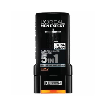 Loreal men expert pure carbon total clean 5 in 1 shower gel 300ml