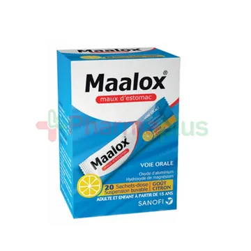 Maalox lemon stick 460mg suspension.20`S