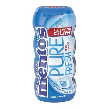 Mentos pure fresh (freshmint) gum 31.5g