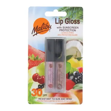 Malibu lipgloss coconut/strawberry SPF 30