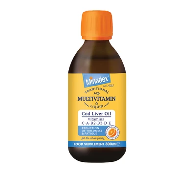 Minadex multivitamin liquid orange 300ml