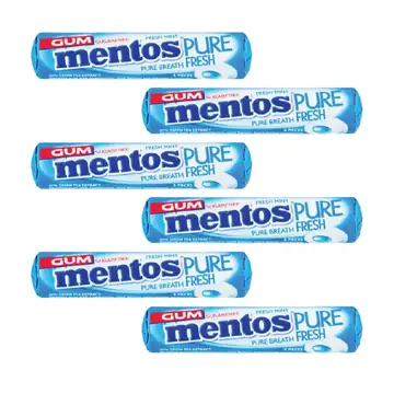 Mentos gum pure fresh mint 15.5g