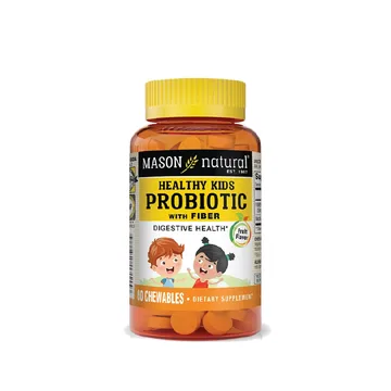 Mason naturals healthy kids probiotic +fiber chewables 60's
