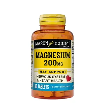 Mason natural magnesium 200mg tablets 100's