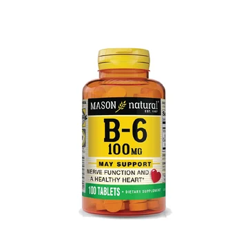 Mason natural b-6 100mg tabs 100's