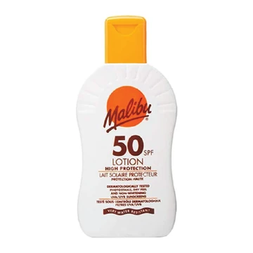Malibu 2x100ml banded (spf50 lotion,after sun)