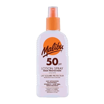 Malibu 100ml SPF 50 lotion spray