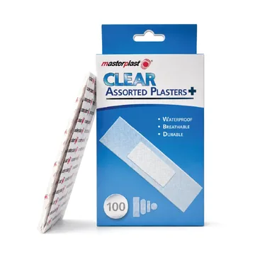 Masterplast assorted clear plasters 100's