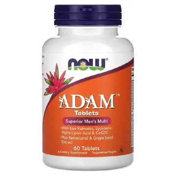 Now adam mens multivitamin 60`s