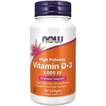 Now vitamin d3 1000iu capsules 180`s thumbnail 1