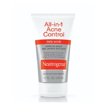 Neutrogena all in 1 acne control daily scrub 125ml