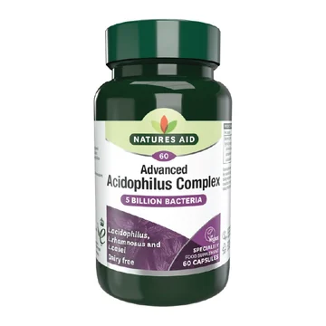 Natures aid acidophilus complex 5 billion 60`s