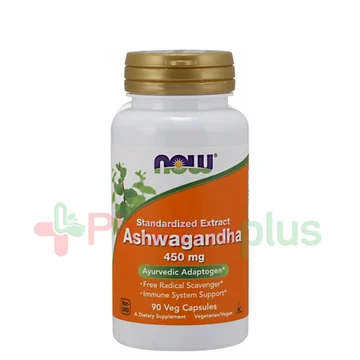 Now ashwagandha extract 450mg capsules 90`s