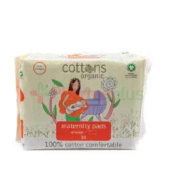 Natural cotton coversheet maternity pads